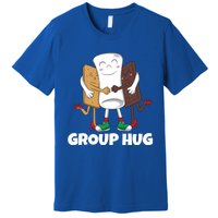 Funny Smores Marshmallow Chocolate Camping Group Hug Cool Gift Premium T-Shirt