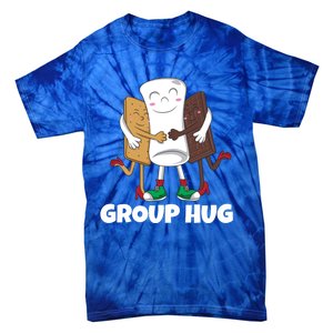 Funny Smores Marshmallow Chocolate Camping Group Hug Cool Gift Tie-Dye T-Shirt