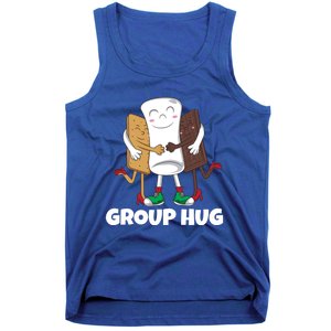 Funny Smores Marshmallow Chocolate Camping Group Hug Cool Gift Tank Top