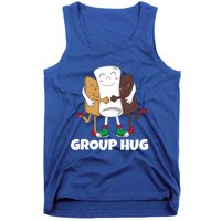 Funny Smores Marshmallow Chocolate Camping Group Hug Cool Gift Tank Top