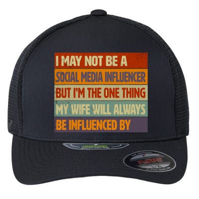 Funny Social Media Influencer Love Husband Internet Flexfit Unipanel Trucker Cap