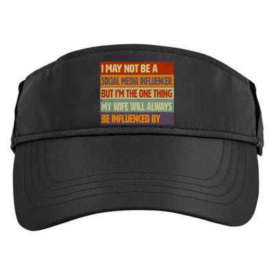 Funny Social Media Influencer Love Husband Internet Adult Drive Performance Visor