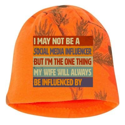 Funny Social Media Influencer Love Husband Internet Kati - Camo Knit Beanie