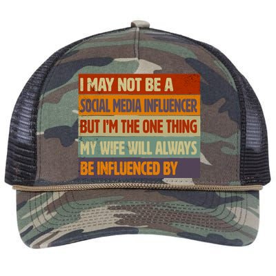 Funny Social Media Influencer Love Husband Internet Retro Rope Trucker Hat Cap