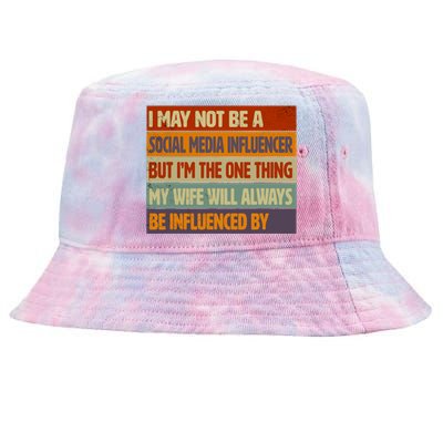 Funny Social Media Influencer Love Husband Internet Tie-Dyed Bucket Hat