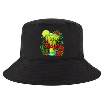 Feelin Salty Margarita Cinco De Mayo Vibes For Mexican Cool Comfort Performance Bucket Hat