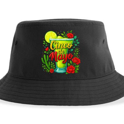 Feelin Salty Margarita Cinco De Mayo Vibes For Mexican Sustainable Bucket Hat