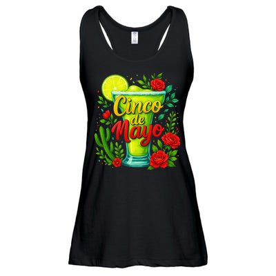 Feelin Salty Margarita Cinco De Mayo Vibes For Mexican Ladies Essential Flowy Tank