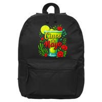 Feelin Salty Margarita Cinco De Mayo Vibes For Mexican 16 in Basic Backpack