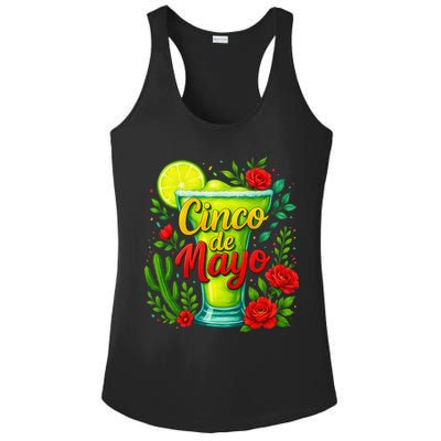 Feelin Salty Margarita Cinco De Mayo Vibes For Mexican Ladies PosiCharge Competitor Racerback Tank