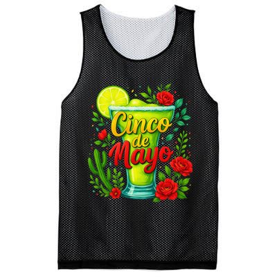 Feelin Salty Margarita Cinco De Mayo Vibes For Mexican Mesh Reversible Basketball Jersey Tank