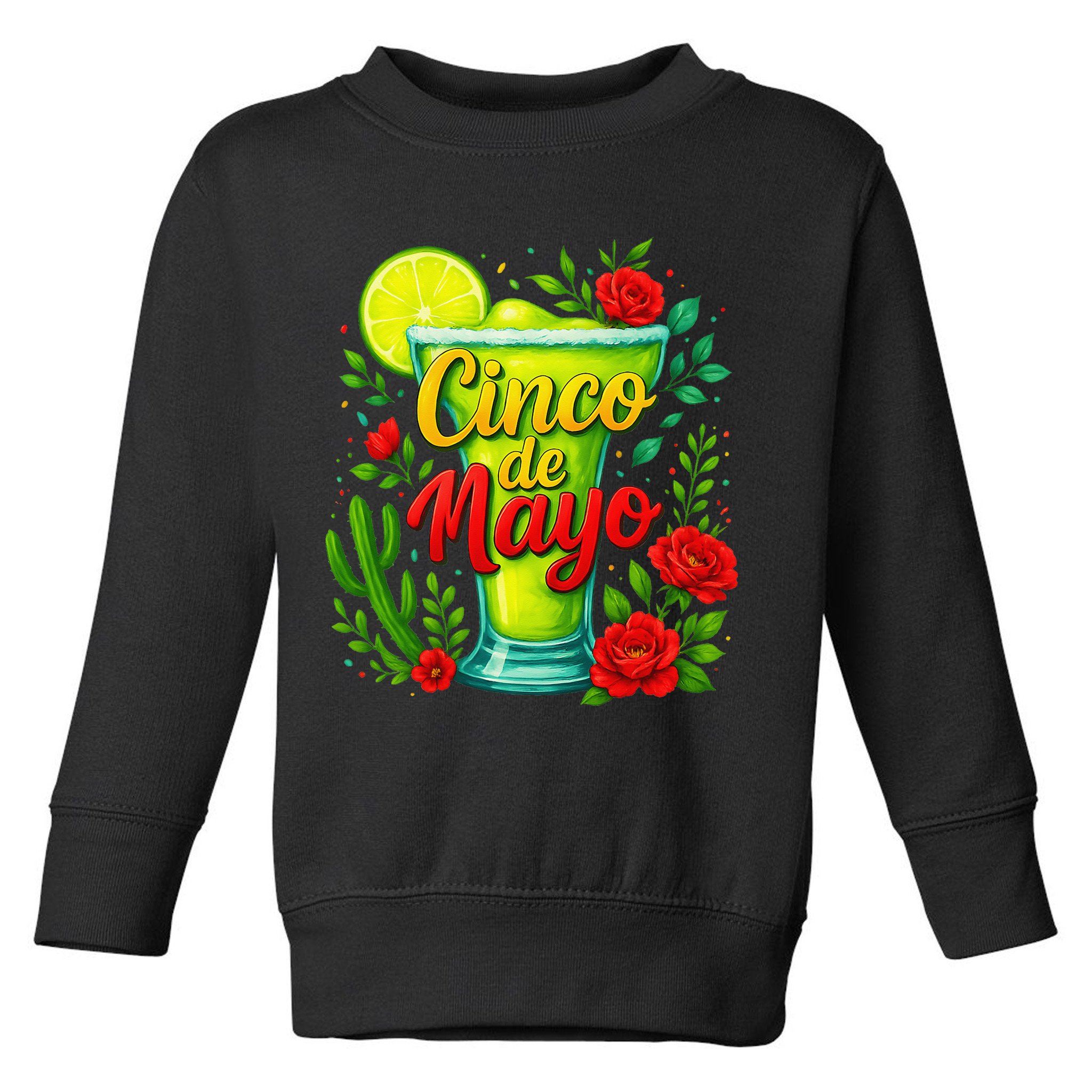 Feelin Salty Margarita Cinco De Mayo Vibes For Mexican Toddler Sweatshirt