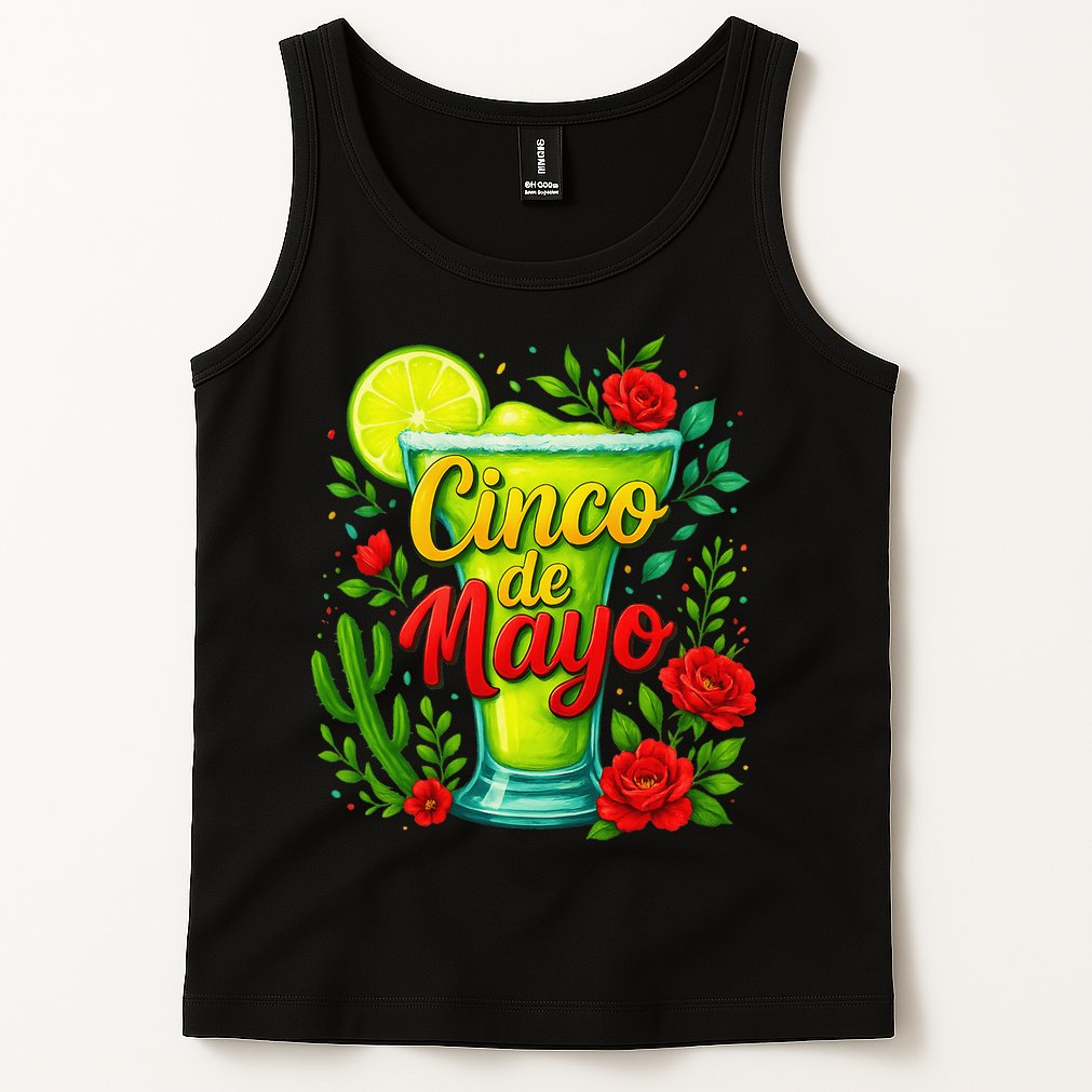 Feelin Salty Margarita Cinco De Mayo Vibes For Mexican Tank Top