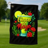 Feelin Salty Margarita Cinco De Mayo Vibes For Mexican Golf Towel