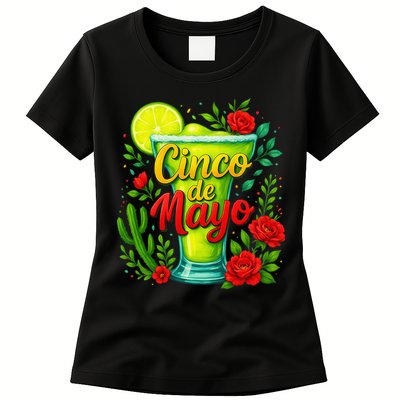 Feelin Salty Margarita Cinco De Mayo Vibes For Mexican Womens T-Shirt