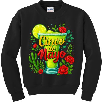 Feelin Salty Margarita Cinco De Mayo Vibes For Mexican Kids Sweatshirt