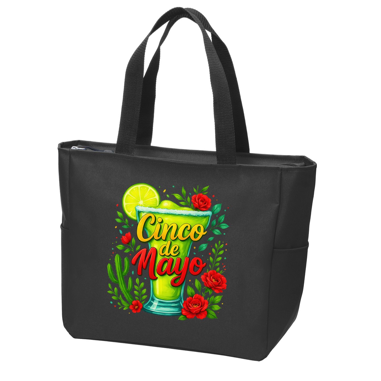 Feelin Salty Margarita Cinco De Mayo Vibes For Mexican Zip Tote Bag
