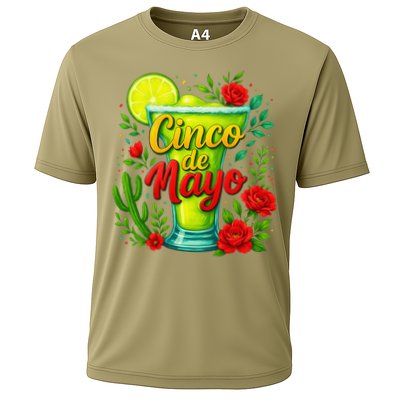Feelin Salty Margarita Cinco De Mayo Vibes For Mexican Cooling Performance Crew T-Shirt