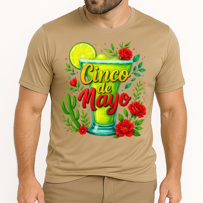 Feelin Salty Margarita Cinco De Mayo Vibes For Mexican Cooling Performance Crew T-Shirt
