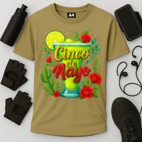 Feelin Salty Margarita Cinco De Mayo Vibes For Mexican Cooling Performance Crew T-Shirt