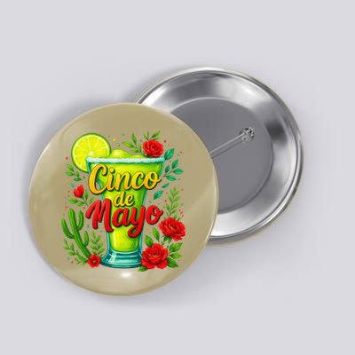 Feelin Salty Margarita Cinco De Mayo Vibes For Mexican Button