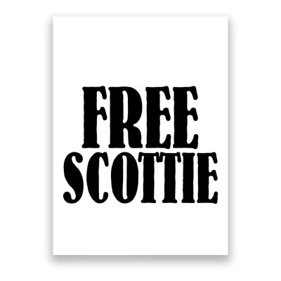 Free Scottie Mugshot Poster