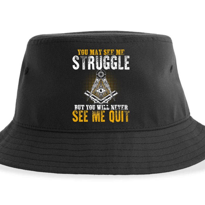 Freemason Sayings Masonry Freemasonry Masonic Freemason Sustainable Bucket Hat