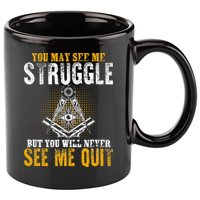 Freemason Sayings Masonry Freemasonry Masonic Freemason 11oz C Handle Ceramic Mug