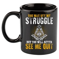 Freemason Sayings Masonry Freemasonry Masonic Freemason 11oz C Handle Ceramic Mug