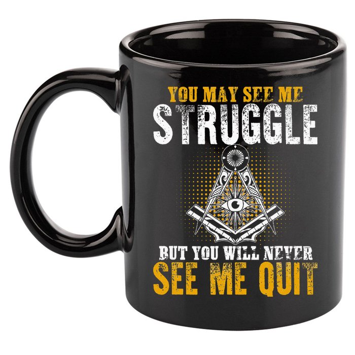 Freemason Sayings Masonry Freemasonry Masonic Freemason 11oz C Handle Ceramic Mug