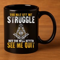 Freemason Sayings Masonry Freemasonry Masonic Freemason 11oz C Handle Ceramic Mug