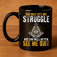 Freemason Sayings Masonry Freemasonry Masonic Freemason 11oz C Handle Ceramic Mug
