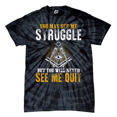 Freemason Sayings Masonry Freemasonry Masonic Freemason Tie-Dye T-Shirt