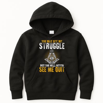 Freemason Sayings Masonry Freemasonry Masonic Freemason Kids Hoodie