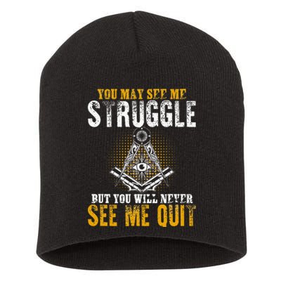 Freemason Sayings Masonry Freemasonry Masonic Freemason Short Acrylic Beanie