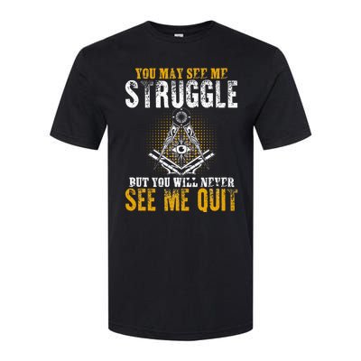 Freemason Sayings Masonry Freemasonry Masonic Freemason Softstyle® CVC T-Shirt