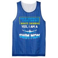 Funny Swim Mom 6 Day Of Swim Practice Yes I'm A Swim Mom Gift Mesh Reversible Basketball Jersey Tank