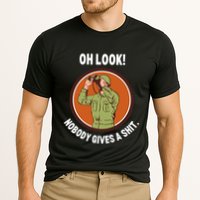 Funny Sarcastic Men Says Oh Look Nobody Gives A Shit Funny Novelty Sayings Cooling Performance Crew T-Shirt