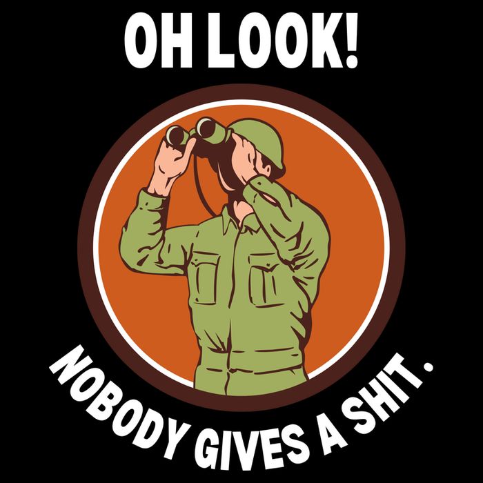 Funny Sarcastic Men Says Oh Look Nobody Gives A Shit Funny Novelty Sayings Cooling Performance Crew T-Shirt