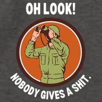 Funny Sarcastic Men Says Oh Look Nobody Gives A Shit Funny Novelty Sayings Vector Backpack
