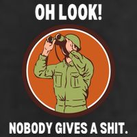 Funny Sarcastic Men Says Oh Look Nobody Gives A Shit Funny Novelty Sayings 7 Panel Mesh Trucker Snapback Hat