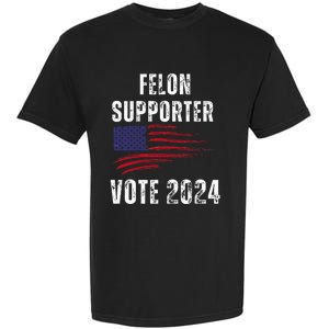 Felon Supporter Meme Voting Humor Make Your Vote Count Garment-Dyed Heavyweight T-Shirt