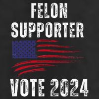 Felon Supporter Meme Voting Humor Make Your Vote Count Garment-Dyed Heavyweight T-Shirt