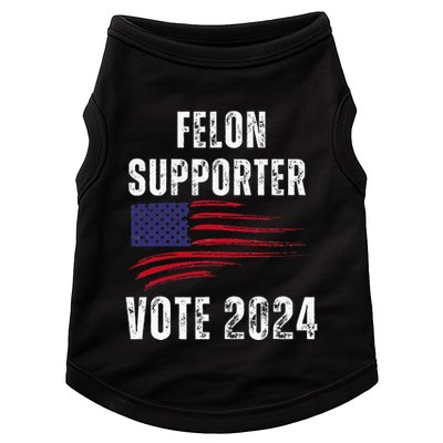 Felon Supporter Meme Voting Humor Make Your Vote Count Doggie Tank