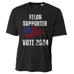 Felon Supporter Meme Voting Humor Make Your Vote Count Cooling Performance Crew T-Shirt