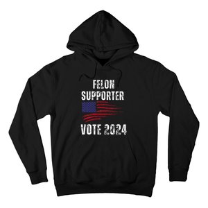 Felon Supporter Meme Voting Humor Make Your Vote Count Hoodie