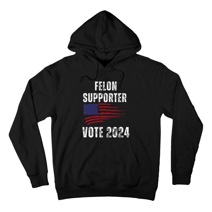 Felon Supporter Meme Voting Humor Make Your Vote Count Hoodie