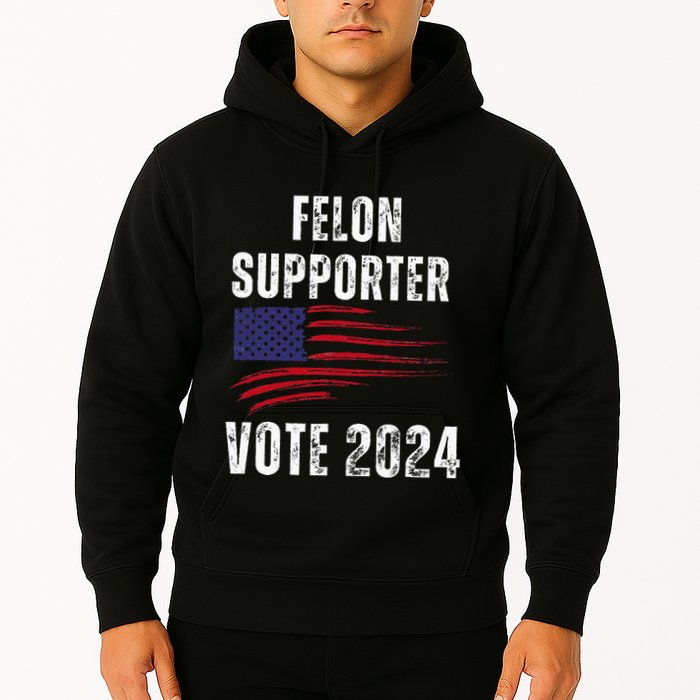 Felon Supporter Meme Voting Humor Make Your Vote Count Hoodie