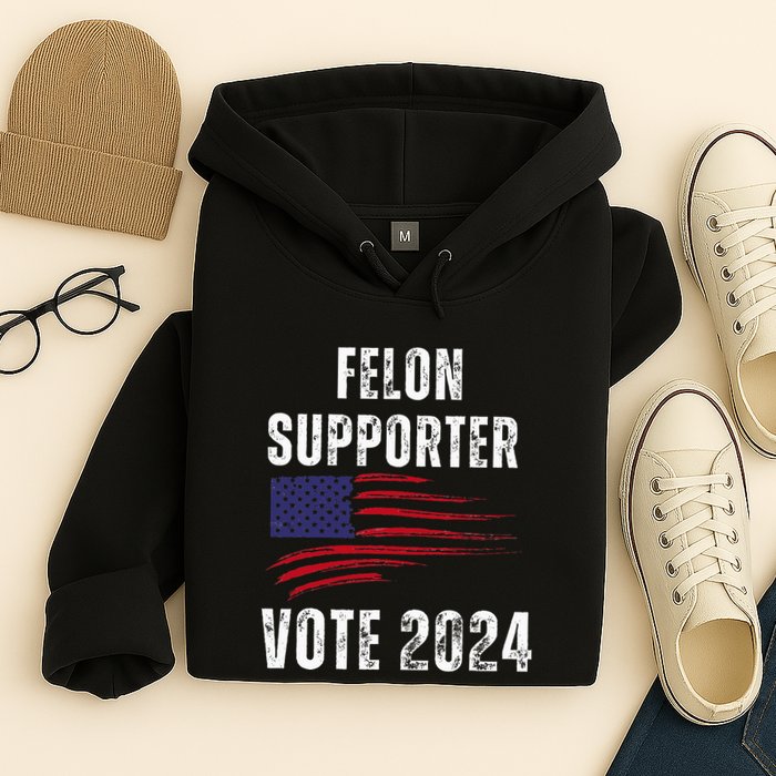 Felon Supporter Meme Voting Humor Make Your Vote Count Hoodie