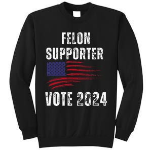 Felon Supporter Meme Voting Humor Make Your Vote Count Sweatshirt